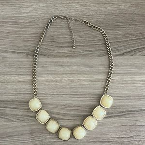 Cream Stone Necklace